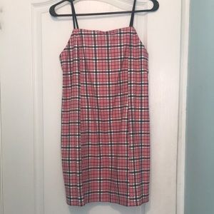 Pink Plaid summer dress